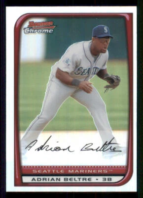 2008 Bowman Chrome Refractors #27 Adrian Beltre - Image 1 of 2