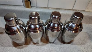 KETEL ONE VODKA STAINLESS STEEL METAL COCKTAIL MIXER SHAKER Lot Of 4 - Picture 1 of 7
