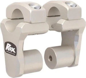Rox Clear Anodized 2 Inch Pivoting Handlebar Riser For 1 1/8 Bars For BMW KTMs - Picture 1 of 1