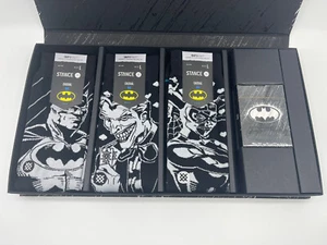 Stance Batman Black/White Crew Socks Box Set A545D21BAM-BLK - Picture 1 of 5