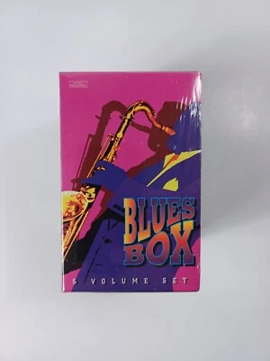Blues Box 5 Volume Cassette Set 1995 Eclipse Music - 60 Songs Music NEW SEALED - Image 1 of 4
