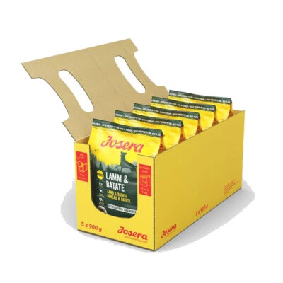 5 x 900 g Josera Lamm und Batate Getreidefreie Rezeptur Trockenfutter Hunde - Bild 1 von 4
