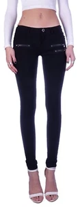 Damen Jeggings Jeans Leggings Hüftjeans Stoffhose Röhrenjeans MEGA STRETCH B55 - Bild 1 von 23