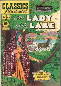 Classics Illustrated Comics Lady of the Lake Sir Walter Scott 2nd No 75 - Picture 1 of 2
