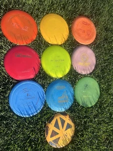 Lot Of 10 Premium Disc Golf Set Discs Destroyer Flick Striker Boss Champion DX - Picture 1 of 24