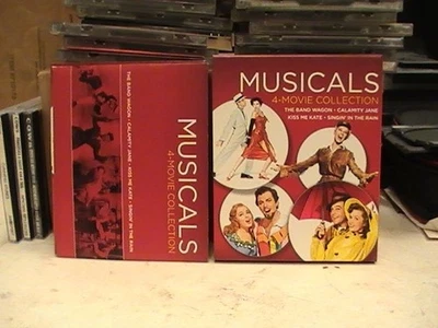 MUSICALS 4 Blu-ray 2015 KISS ME KATE 2D/3D Band Wagon Calamity Jane Singing Rain - Image 1 of 4