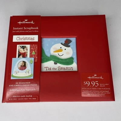 Álbum de recortes instantáneo Hallmark Christmas Tis The Season 6x6 páginas 20 páginas Foto 1 de 4