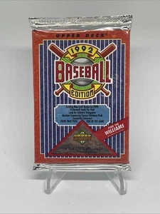 1992 Upper Deck Baseball Card Pack Sealed VTG MLB Collectors Choice Ted Williams - Picture 1 of 2