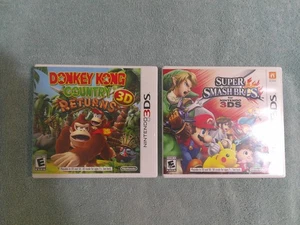 Nintendo 3DS - Spielepaket 2 - Super Smash Bros / Donkey Kong Country Returns 3D - Bild 1 von 8