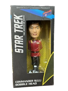 2014 Bif Bang Pow Star Trek La ira del comandante Khan Sulu Bobble Head - Imagen 1 de 14