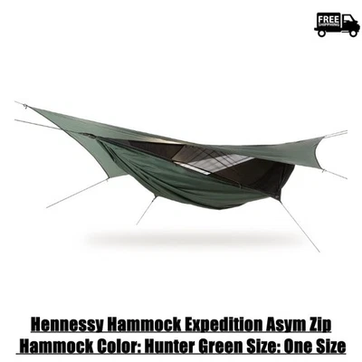 Hamaca Hennessy Expedition Asym Cremallera Hamaca Color: Verde Cazador Talla: Talla Única Foto 1 de 3