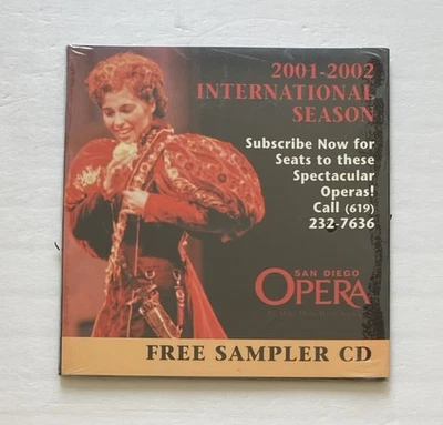 2001-2002 International Season By San Diego Opera (CD Sampler) - Image 1 of 2