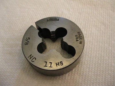 Troquel de rosca ajustable dividido redondo 5/8-11 NC 2" HSS Greenfield Foto 1 de 2