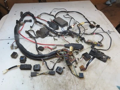 1981 Yamaha Virago XV750 750 Complete Wire Harness - Изображение 1 из 4