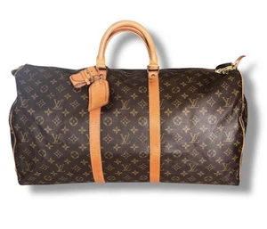 Louis Vuitton Keepall 50 Monogram Duffle Bag, Entrupy COA, Made in France - Bild 1 von 17