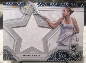 2024 Topps Royalty Tennis Sofia Kenin Match-Used Star Relics /25 Wimbledon - Bild 1 von 2