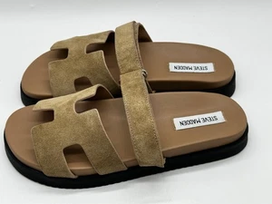 Steve Madden Mayven Damen-Pantoletten mit Fußbett taupe Größe 8 - Bild 1 von 8