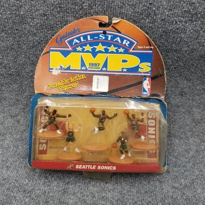 Figuras de acción Galoob's All-Star MVP 1997 Seattle Sonics nuevas en paquete NBA Foto 1 de 4