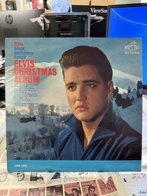 Elvis Presley Christmas Album LPM-1951RE Mono VG+ RCA 1964 Reissue - Image 1 of 4