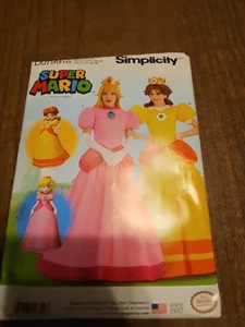Super Mario Princess Daisy & Peach Dress Simplicity Pattern D0799H5 6-14  NEW - Picture 1 of 2