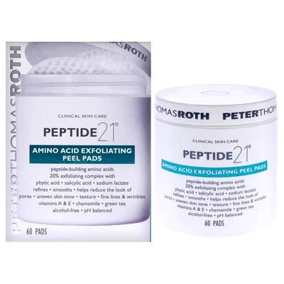 SEALED Peter Thomas Roth Peptide 21 Amino Acid Exfoliating Peel Pads 60 Count - Image 1 of 4