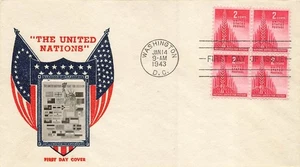 907 2c UNITED NATIONS - Crosby #23 U/L Sorte - Bild 1 von 1