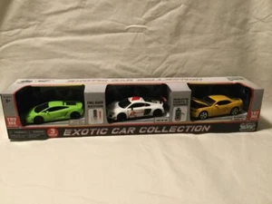 MSZ 3 PACK Die Cast Metal Exotic Car Collection: Lamborghini, Audi, Camaro SS - Picture 1 of 1