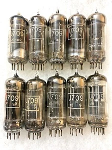 GEC Osram Marconi U709 EZ81 6CA4 Good Testing, Black Plate Square Getter Balance - Picture 1 of 11