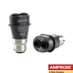 Adattatore controllo/test raccordo luce Fluke/Amprobe B22 Lightmate - B22 VERSIONE UK - Foto 1 di 3