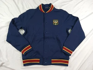 POLO Ralph Lauren Uni Crest Bomberjacke klein Herren blau rot grün Druckknopf - Bild 1 von 5