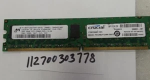 2GB DDR2 PC2-5300E PC25300E 5300E 667 667 240PIN DIMM ECC UNBUFFERED 2RX8 128X8 - Picture 1 of 1