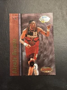 B44a 1997/98 Bowmans Best T1 Dikembe Mutombo, Atlanta Hawks Techniques - Picture 1 of 2