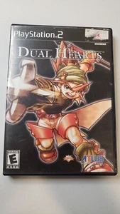 Dual Hearts (Sony PlayStation 2, 2002) CIB con manual Atlus - Imagen 1 de 4