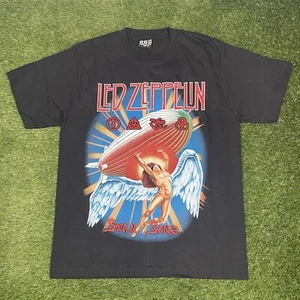 Band Merch Led Zeppelin T-Shirt Tee Swan Song Medium REO Rock of the T-Shirts - Picture 1 of 7