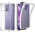 For Nokia C300/C110/G100 Shockproof Silicone Rugged Clear Rubber Case Cover
