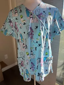 Scrub Star Tierarzt Pudel Hund Beauty Print Damen Peeling Top Kurzarm GRÖSSE 2XL - Bild 1 von 8