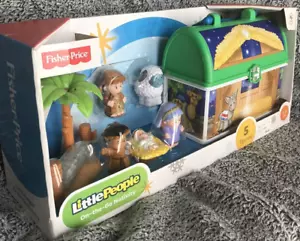 NUOVO! Fisher Price Set Gioco Natalizio Natività Bambini Piccole Persone In Viaggio - Foto 1 di 6