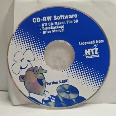 CD-RW Software For NTI CD-Maker File CD Drive Manual Backup Version 5.0 Newtech - Image 1 of 4