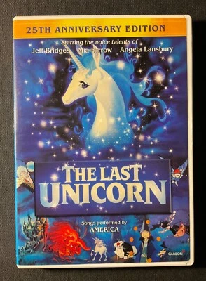 The Last Unicorn - 25th Anniversary Edition  DVD - Excellent !!! Foto 1 de 4