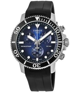 New Tissot Seastar 1000 Chronograph Blue Dial Men's Watch T120.417.17.041.00