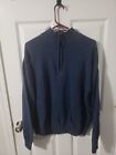 Vintage Chaps Ralph Lauren 1/4 Zip Sweater Mens Large Casual Turtleneck Blue Xl