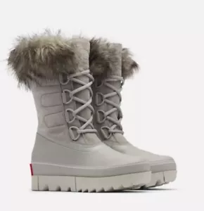 SOREL Joan of Arctic Next Waterproof Dove Gray Snow Boot Women's Size 8 NEW - Picture 1 of 10