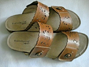 Sandalias Mujer Earth Orgins Marrón Talla 10 Anchas Nuevas - Imagen 1 de 3