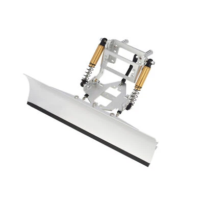 Metal Snow Shovel Kit Dual Steering Gear for 1/10 RC Car Modification Accessory - Image 1 of 4
