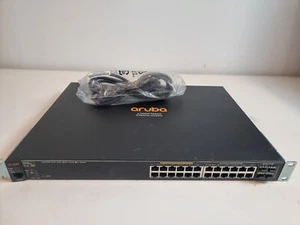 HP Aruba 2530-24G PoE+ L2 Gigabit Switch 24-port 10/100/1000 + 4x SFP J9773A - Picture 1 of 10