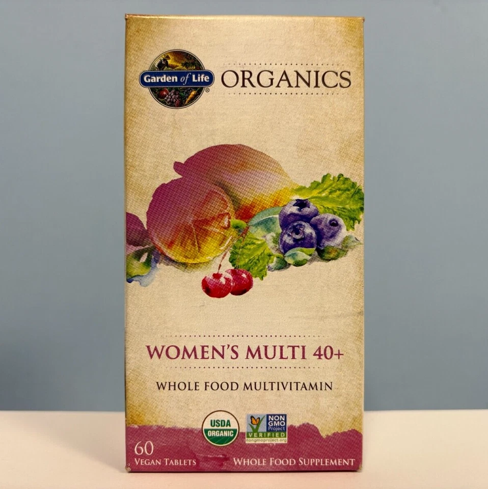 "Garden of Life mykind Organics Women's Multi 40+, 60 Organic Tablet"