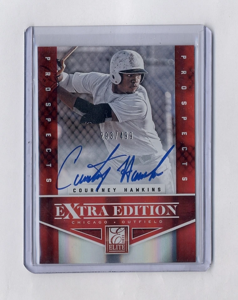 COURTNEY HAWKINS 2012 ELITE EXTRA EDITION PROSPECTS AUTO RC 293/499 WHITE SOX - Image 1 of 1