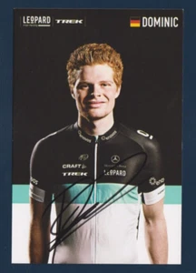 CYCLISME carte cycliste DOMINIC KLEMME équipe LEOPARD TREK Signée - Bild 1 von 2
