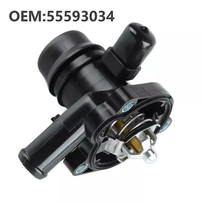 For Chevy For Cruze L4 14L Coolant Thermostat Assembly Sensor 55593034 55579010 - Image 1 of 4