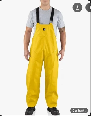 New with Tags -  Carhartt Yellow Waders Size Large - Factory Sealed   - Image 1 of 4
